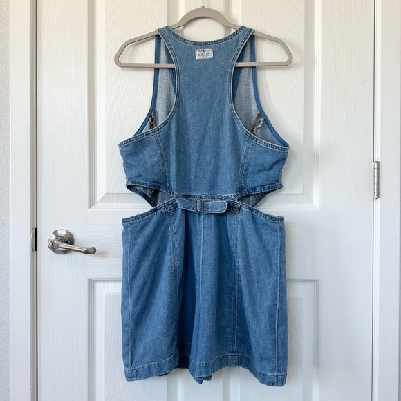Levi's Denim Rydon Cutout Romper - Picture 6 of 9